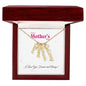 Personalized Vertical Name Necklace | I Love You