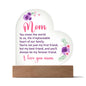 To My Mom (You mean the world to us...) | Acrylic Plaque