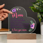 To My Mom (You mean the world to us...) | Acrylic Plaque