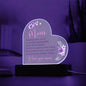 To My Mom (You mean the world to us...) | Acrylic Plaque