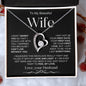 To My Beautiful Wife | Forever Love Necklace | BW