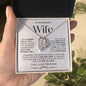 To My Beautiful Wife | Forever Love Necklace | WB