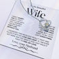 To My Beautiful Wife | Forever Love Necklace | WB