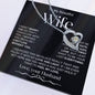 To My Beautiful Wife | Forever Love Necklace | BW