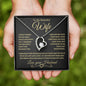 To My Beautiful Wife | Forever Love Necklace | Gold
