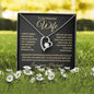 To My Beautiful Wife | Forever Love Necklace | Gold