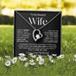 To My Beautiful Wife | Forever Love Necklace | BW