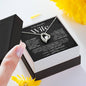 To My Beautiful Wife | Forever Love Necklace | BW