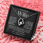 To My Beautiful Wife | Forever Love Necklace | BW