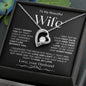 To My Beautiful Wife | Forever Love Necklace | BW