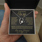 To My Beautiful Wife | Forever Love Necklace | Gold