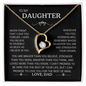 To My Daughter – Forever Love Necklace