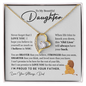 To My Beautiful Daughter | Forever Love Necklace | From Dad