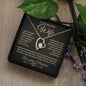 To My Beautiful Wife | Forever Love Necklace | Gold