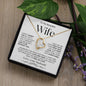 To My Beautiful Wife | Forever Love Necklace | WB