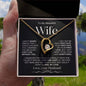 To My Beautiful Wife | Forever Love Necklace | BW