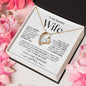 To My Beautiful Wife | Forever Love Necklace | WB