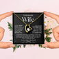 To My Beautiful Wife | Forever Love Necklace | BW