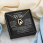 To My Beautiful Wife | Forever Love Necklace | BW