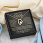 To My Beautiful Wife | Forever Love Necklace | Gold