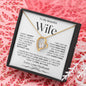 To My Beautiful Wife | Forever Love Necklace | WB
