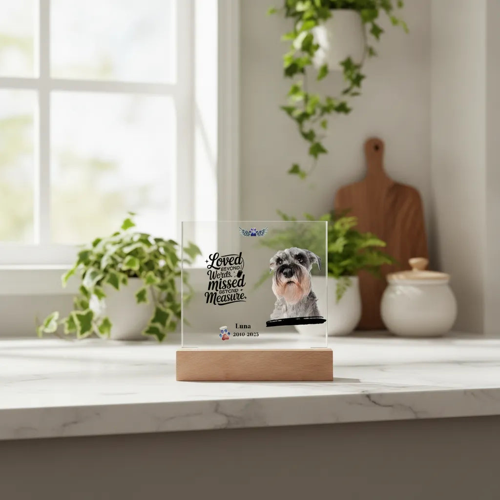 Personalized Pet Memorial Acrylic Plaque