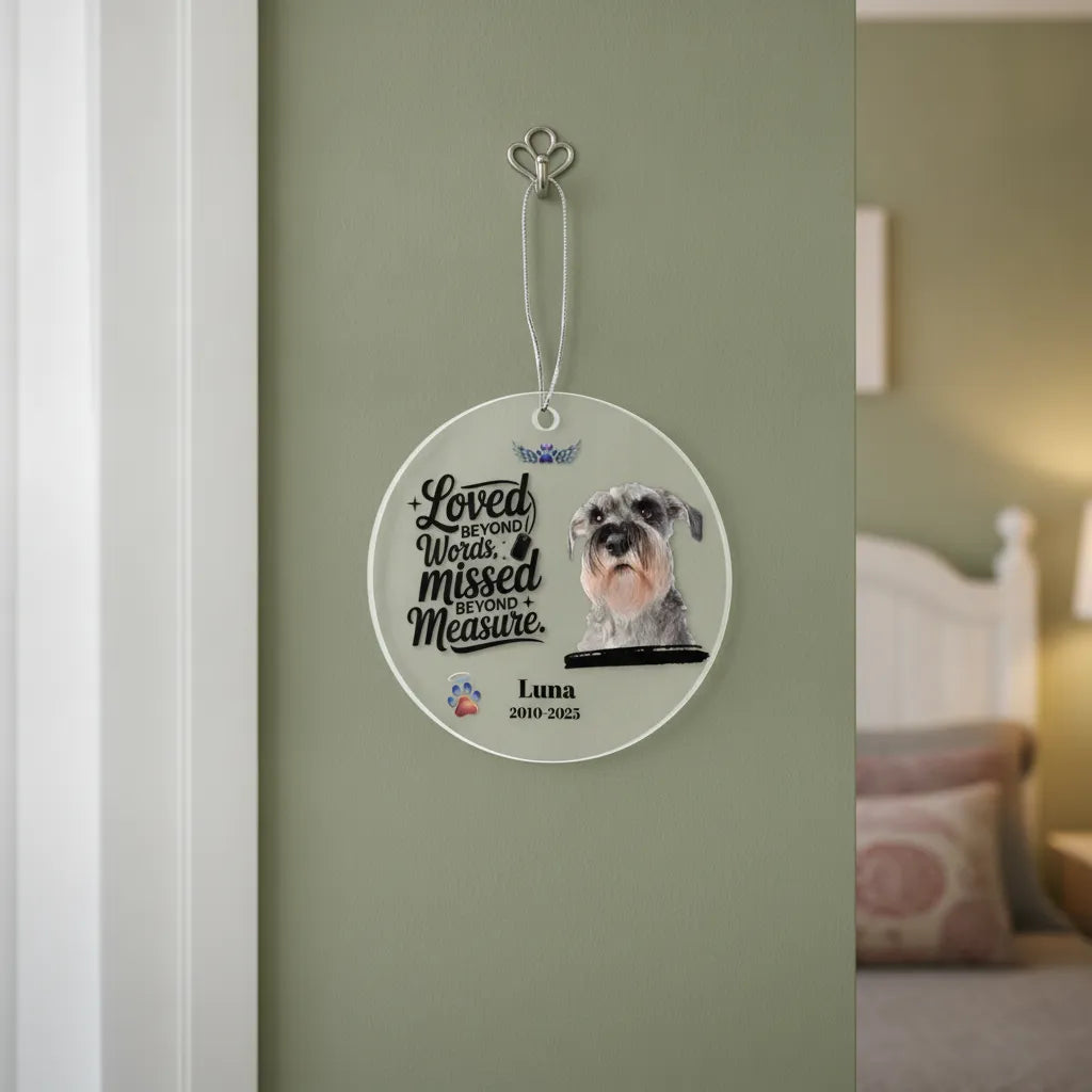 Personalized Pet Memorial Acrylic Ornament
