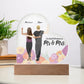 Our First Valentines as... | Acrylic Heart Plaque