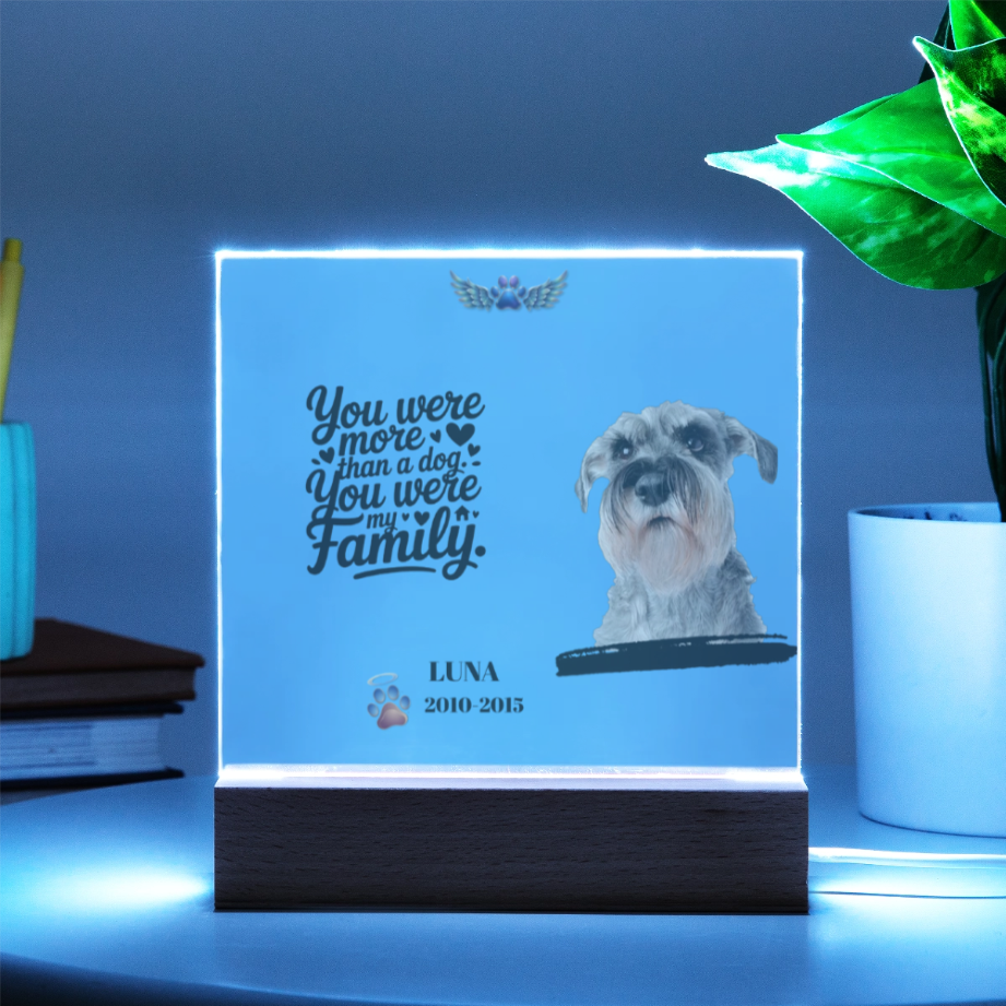 Personalized Pet Memorial Acrylic Plaque