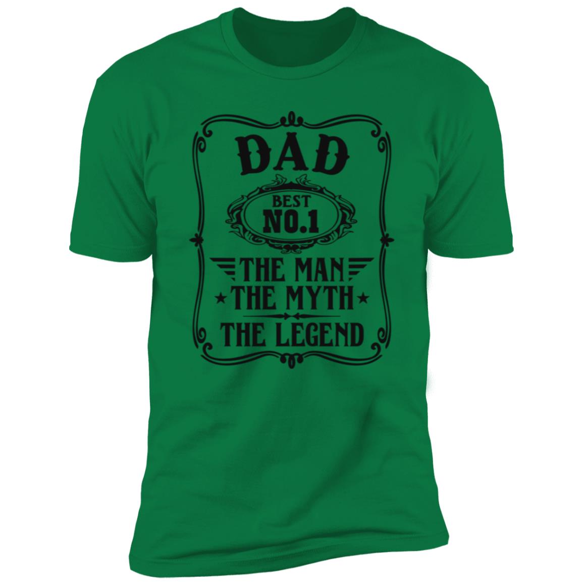 Best No. 1 Dad | Premium Short Sleeve Tee