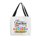 A Great Teacher Is Hard to Find and Impossible to Forget Tote Bag | Teacher Appreciation Gift | Pencil Canvas Tote