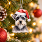 Schnauzer Christmas Acrylic Ornament