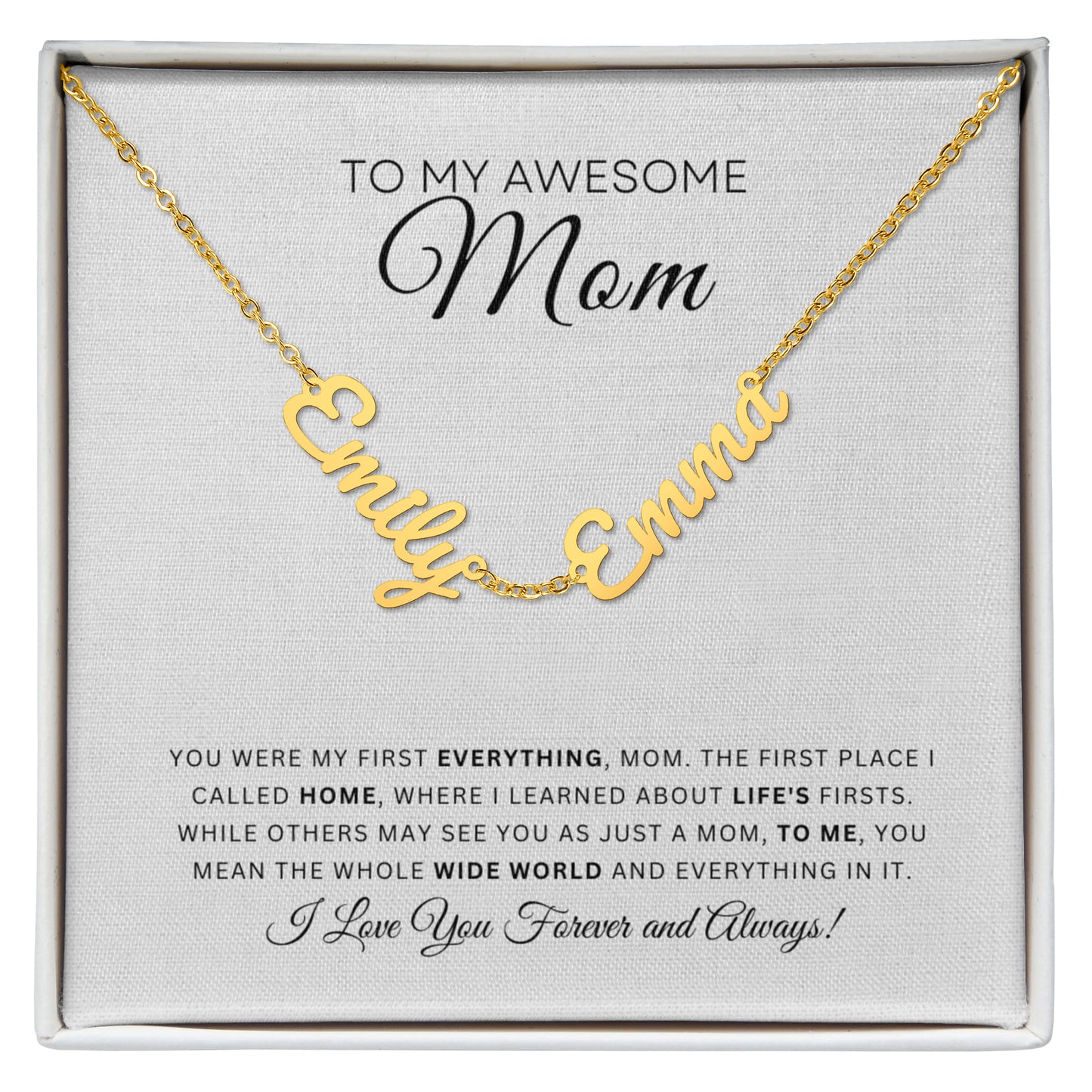 To My Awesome Mom