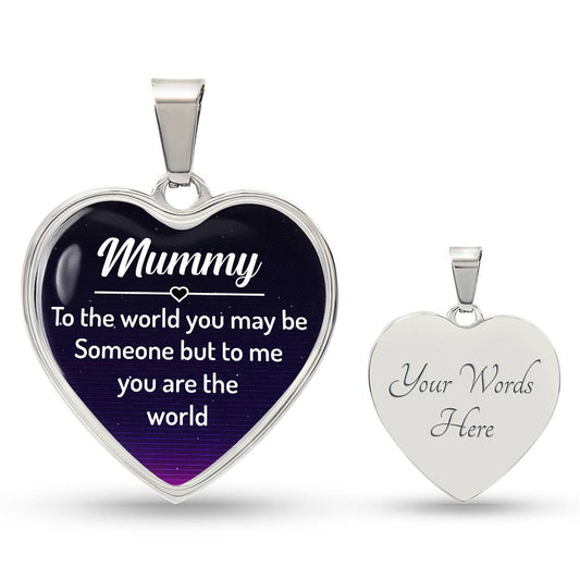 To My Mummy | Heart Necklace | Personalized