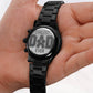 Coolest Dad Ever | Engraved Design Black Chronograph Watch