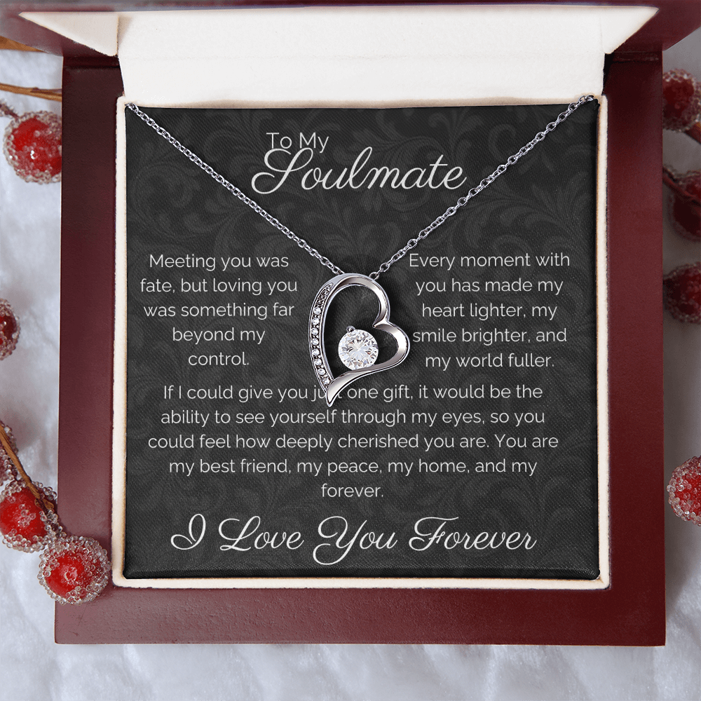 To My Soulmate | Forever Love Necklace