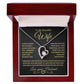 To My Beautiful Wife | Forever Love Necklace | Gold
