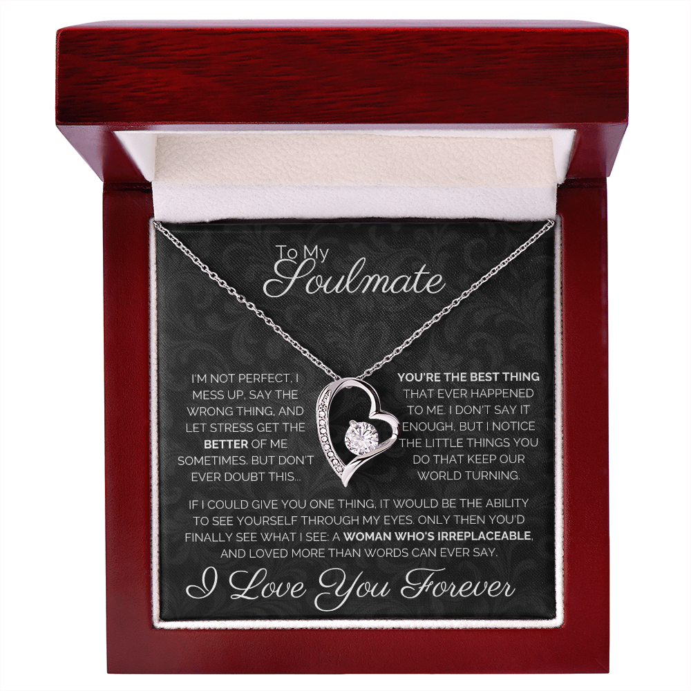To My Soulmate | Forever Love Necklace