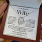 To My Beautiful Wife | Forever Love Necklace | WB