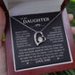 To My Daughter | Forever Love Necklace