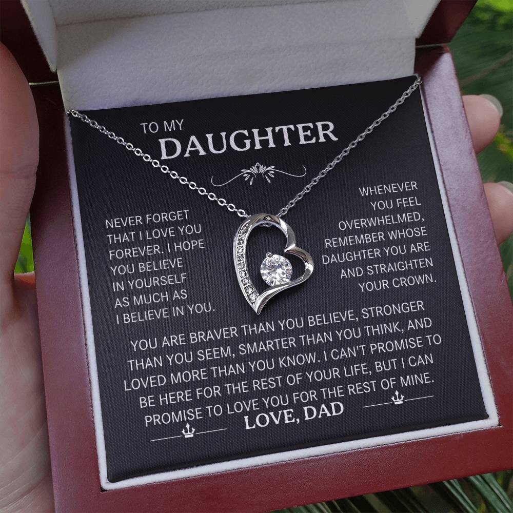 To My Daughter | Forever Love Necklace