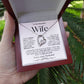 To My Beautiful Wife | Forever Love Necklace | WB