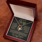 To My Beautiful Wife | Forever Love Necklace | Gold