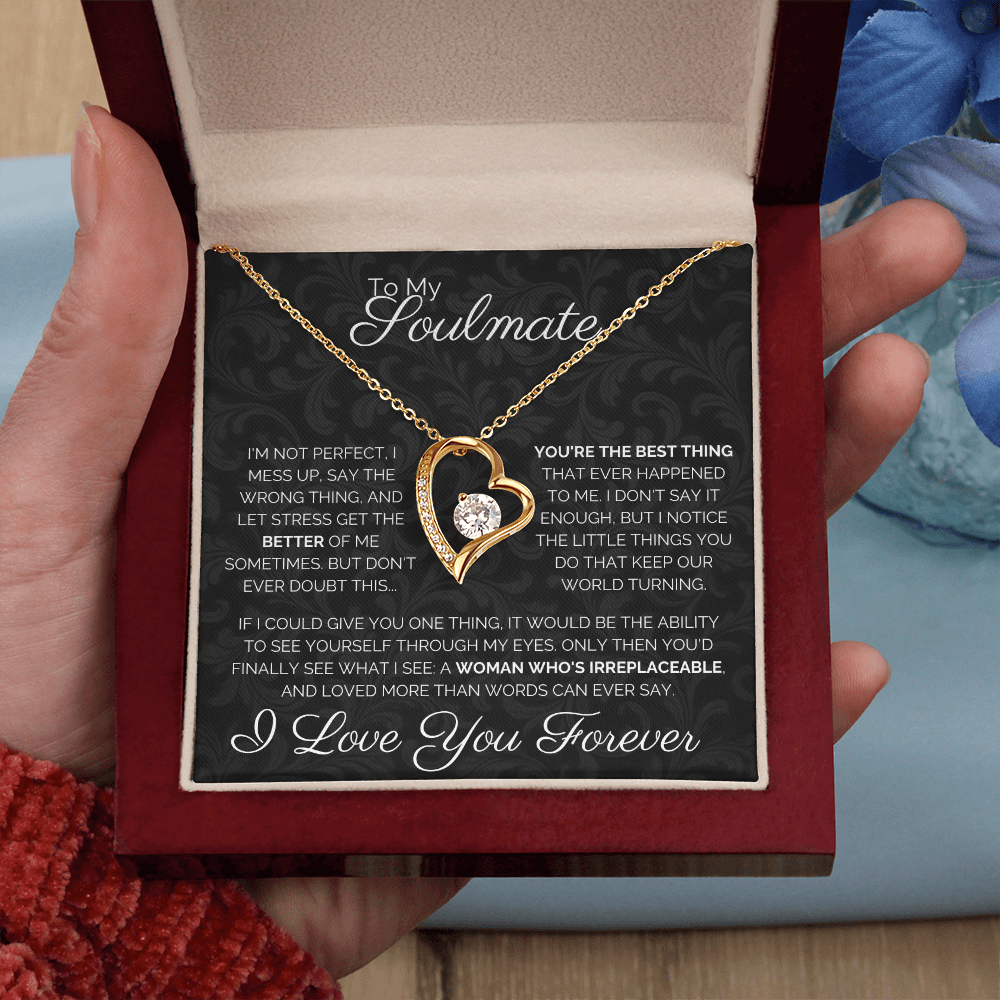 To My Soulmate | Forever Love Necklace