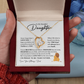 To My Beautiful Daughter | Forever Love Necklace | From Dad