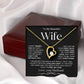To My Beautiful Wife | Forever Love Necklace | BW