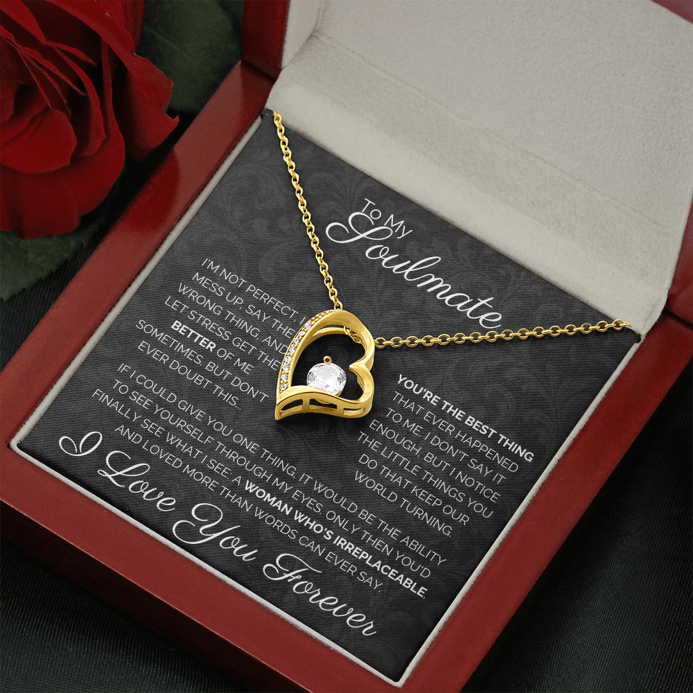 To My Soulmate | Forever Love Necklace