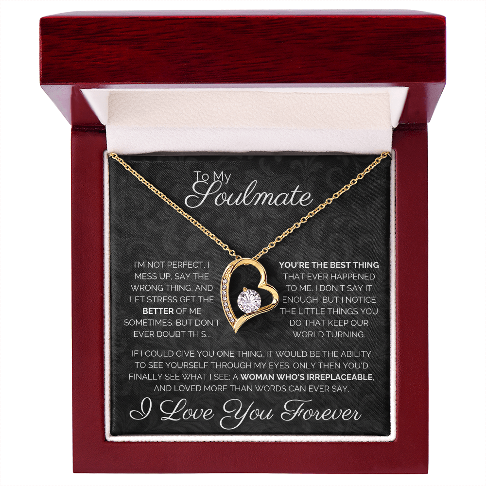 To My Soulmate | Forever Love Necklace