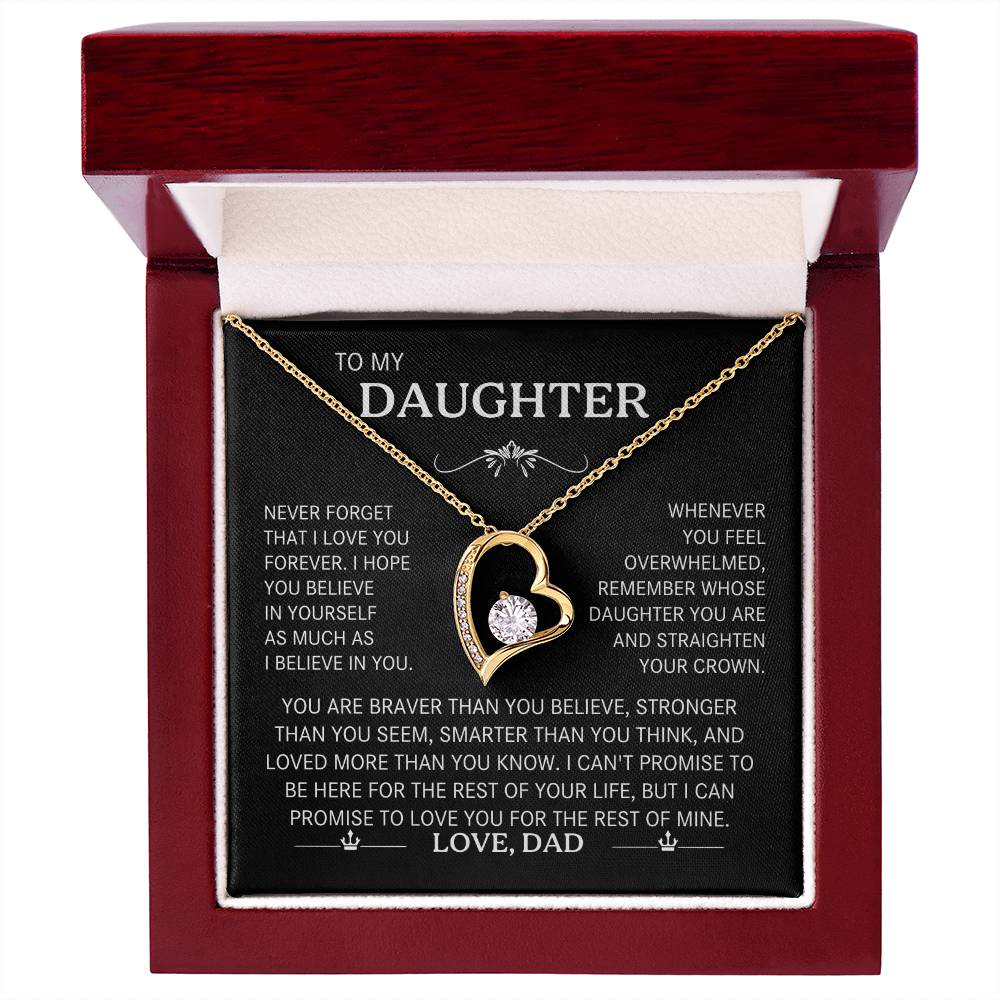 To My Daughter | Forever Love Necklace