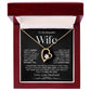 To My Beautiful Wife | Forever Love Necklace | BW